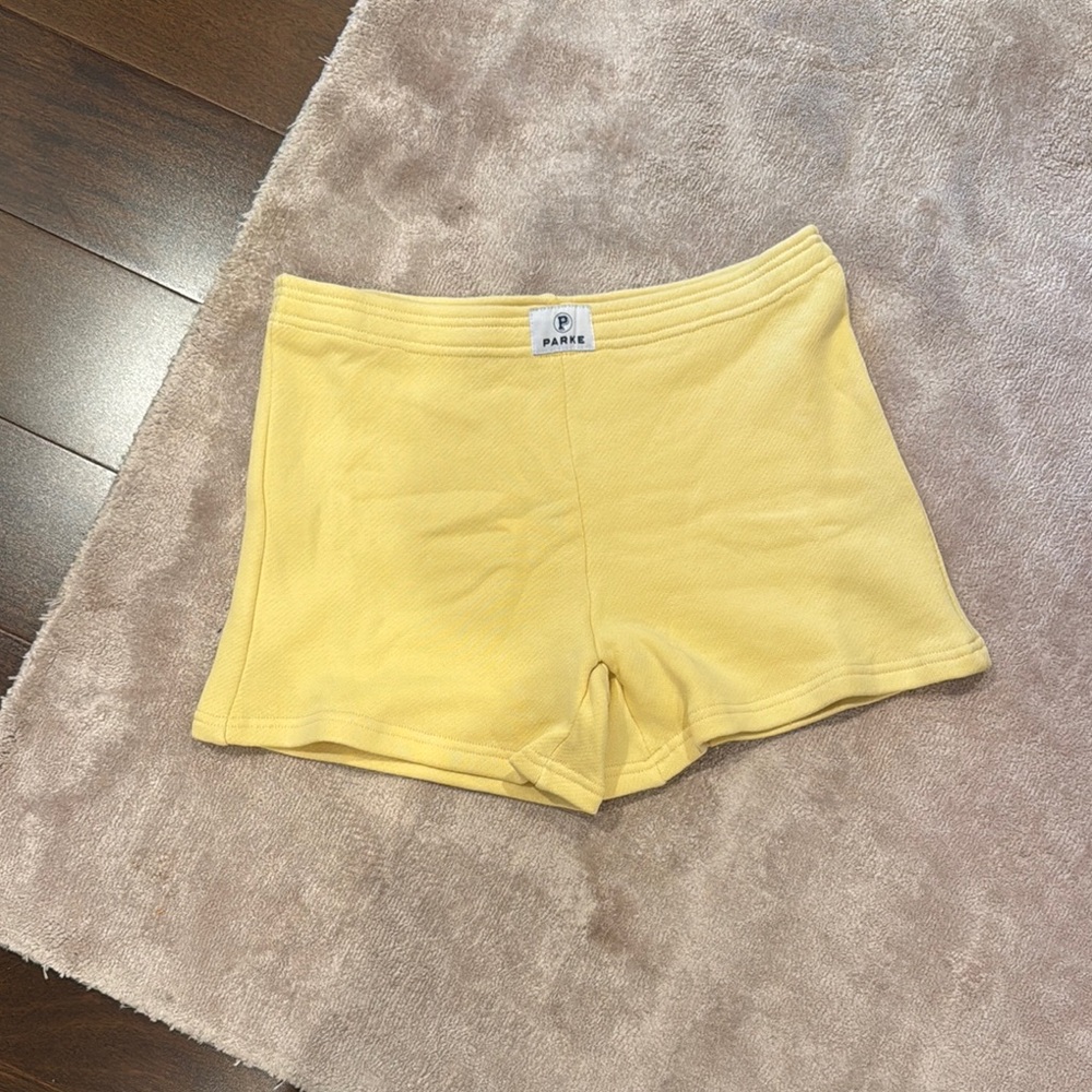 PARKE Yellow Shorts